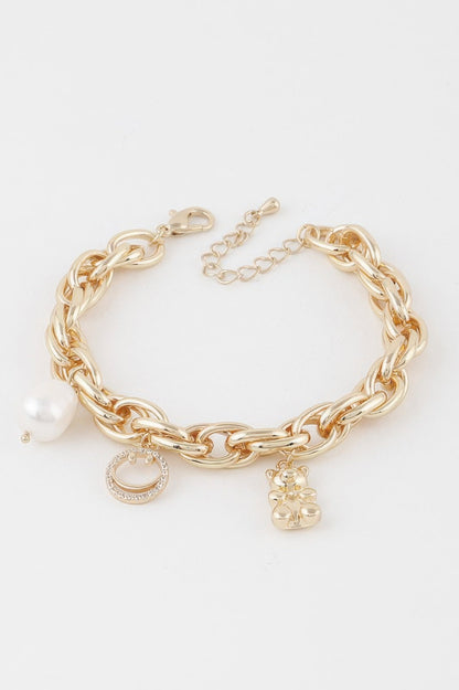 Teddy Bear Chain Bracelet